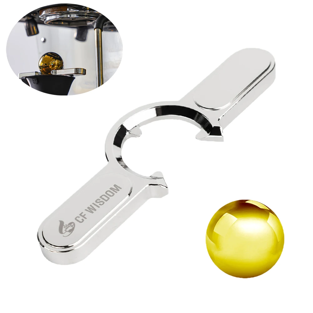 

Охлаждающий ледяной шар для эспрессо с алюминиевой подставкой, инструмент для быстрого замены кофе с богатым вкусом, аксессуар для бариста, подарок на Рождество