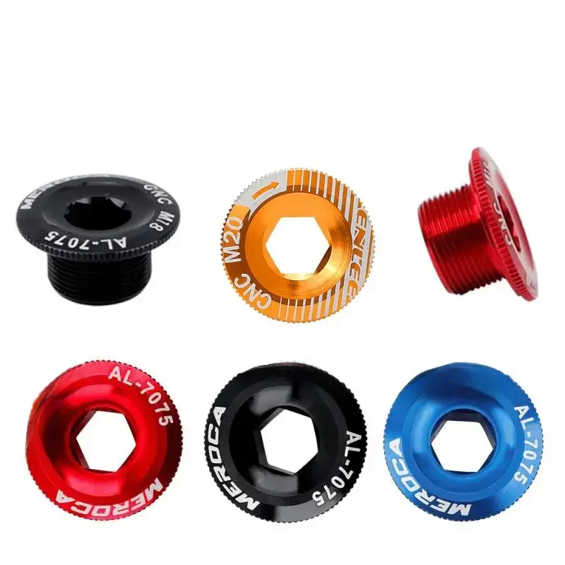 AliExpress enlee ENLEE Bike Crank Cover Crank Screw Aluminum Alloy Mountain Bike Color M18 M20 Compatible With Himano IXF M19 Bicycle Crank