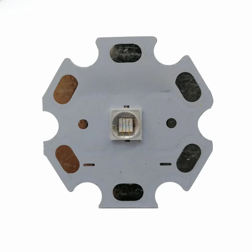 10x 3W Everlight 3535 UV ultrafioletowy fioletowy kolor wysokiej mocy emiter światła LED 380nm 395nm 420nm 8/10/12/14/16/20MM PCB — zdjęcie 2