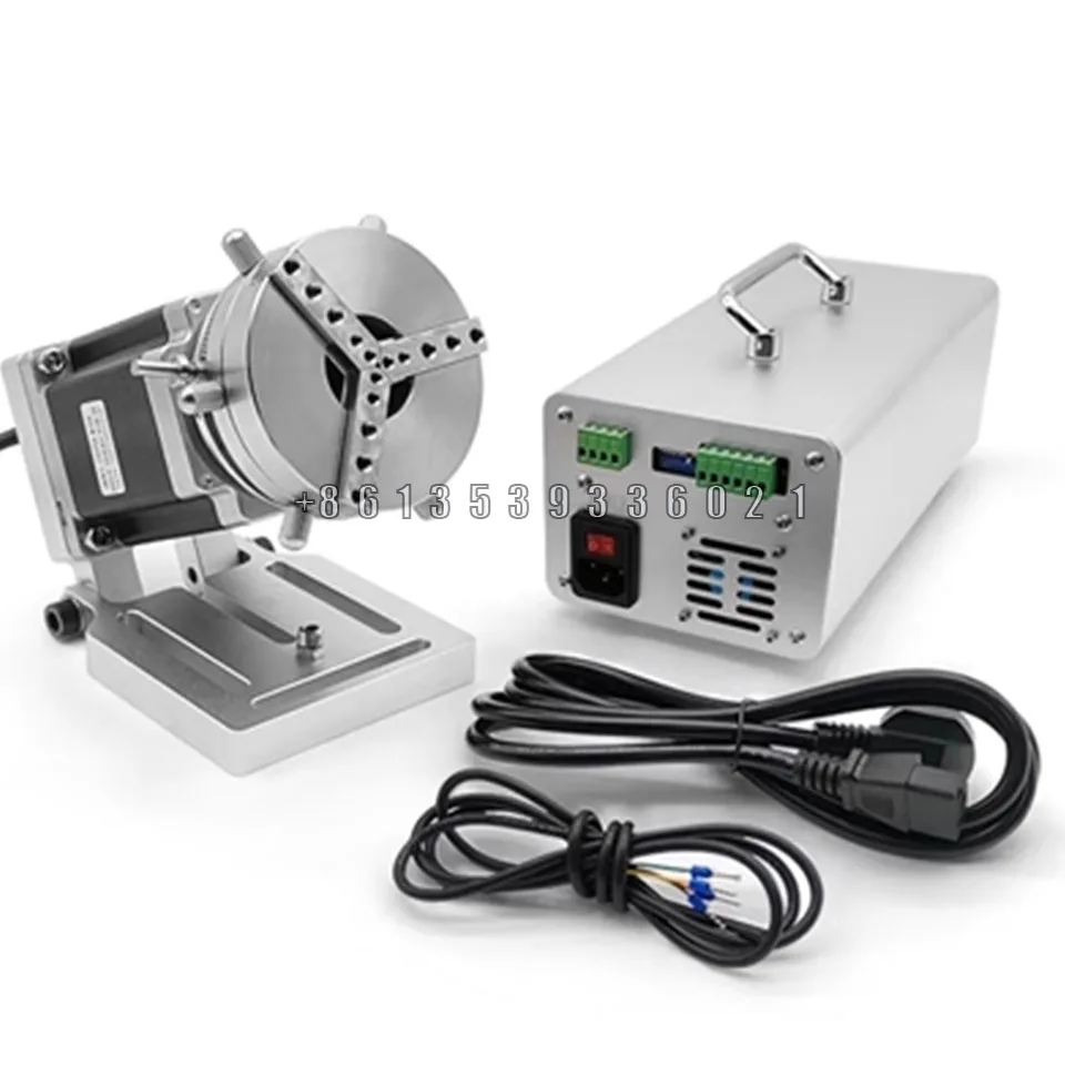 Rotary Table Quick Clamping Rotating Axis New Mini Marking Machine Rotating Axis Stainless Steel Rotating Fixture