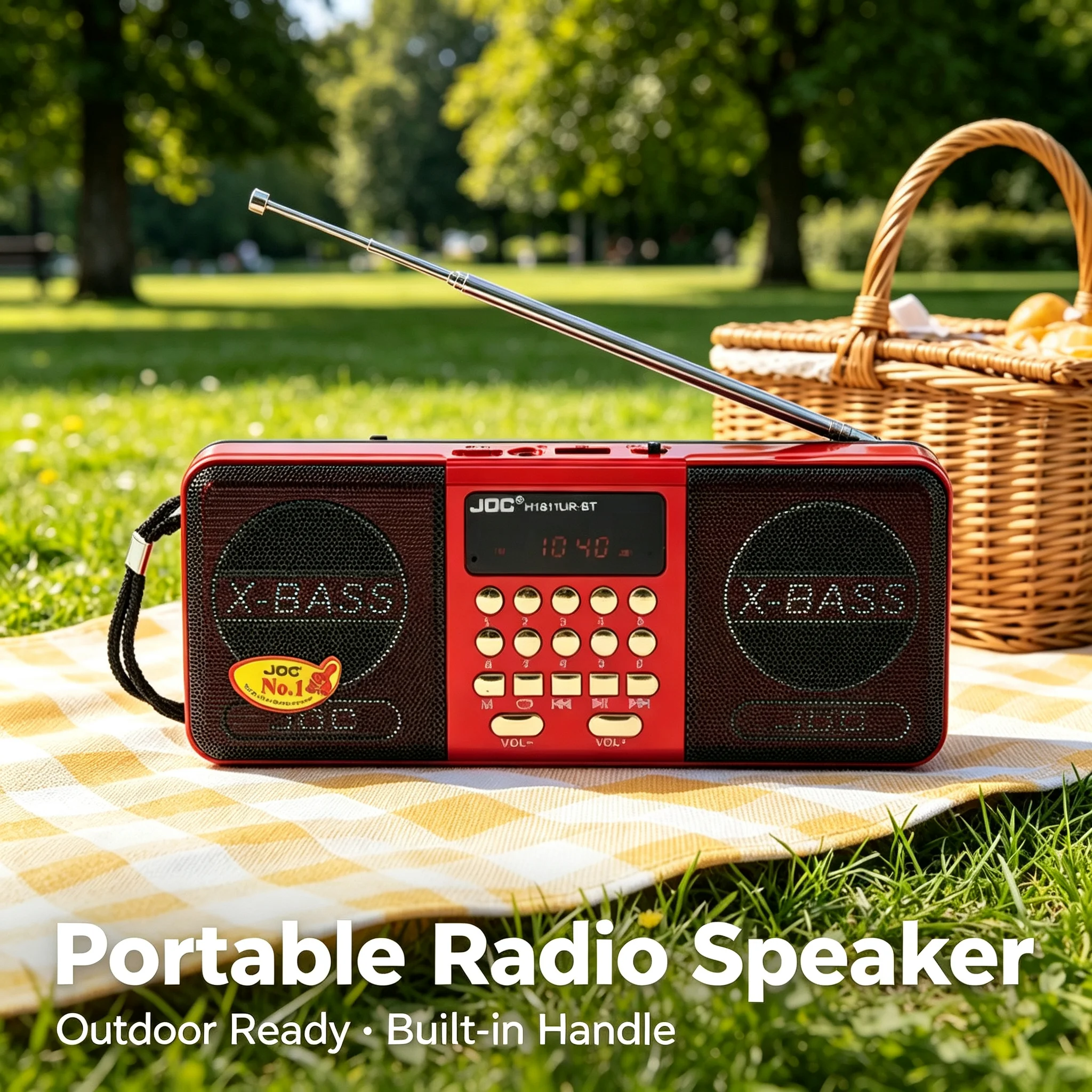 Am AM/frequency Modulation Radio Telescopic Antenna Portable Radio Speaker Portable Wireless Speaker USB Charging