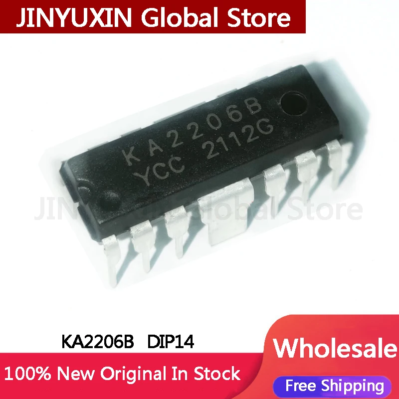 10-50Pcs KA2206 KA2206B DIP14 IC Chip Stock Wholesale