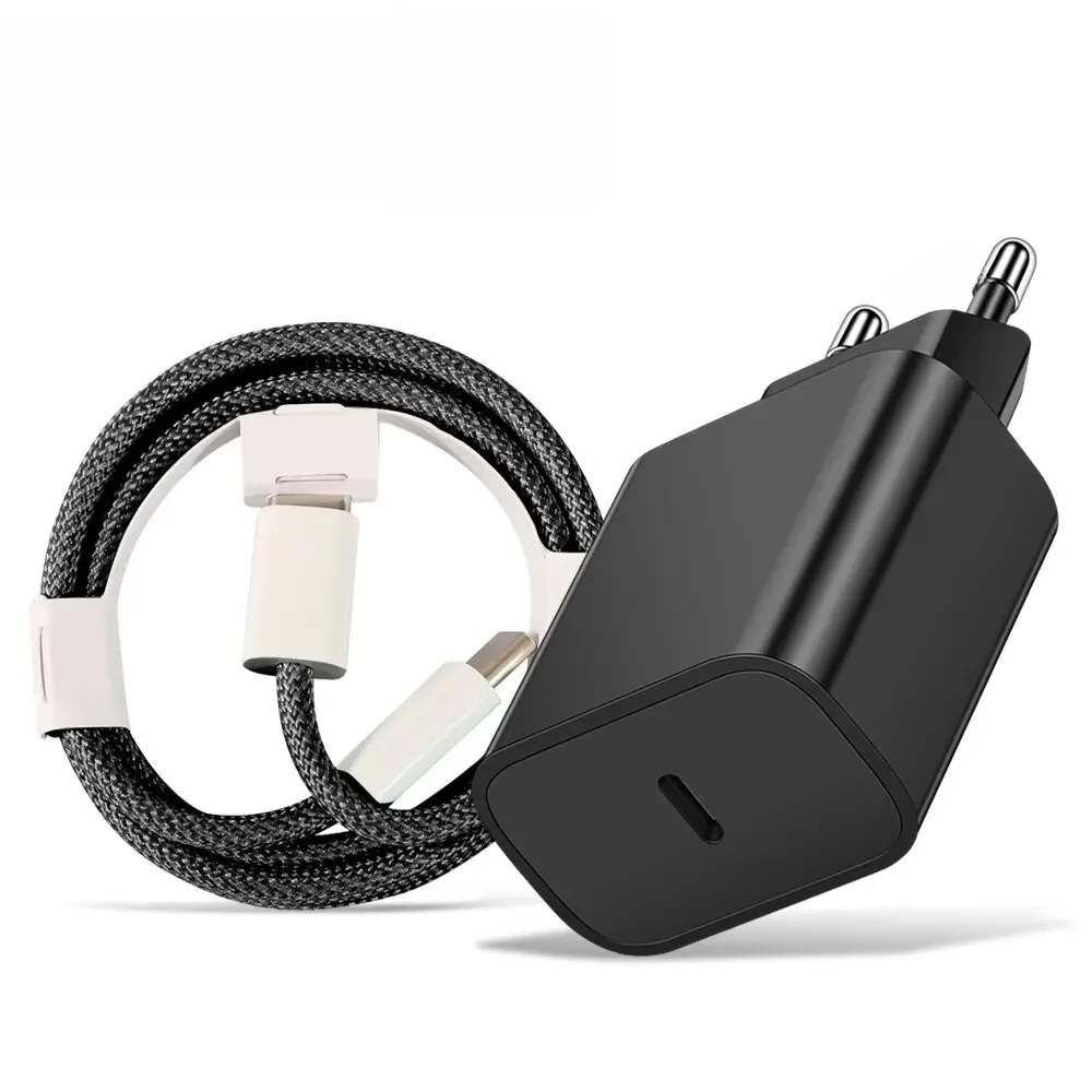 Chargeur USB C Type C coréen 20W PD, câble de charge rapide pour iPhone 15, pour téléphone Xiaomi Redmi Note 12 Samsung S23 Ultra Type C