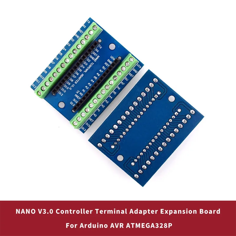 

Nano V3.0 Expansion Board Multifunctional Controller Terminal Adapter Expansion Plate IO Shield For Arduino AVR ATMEGA328P