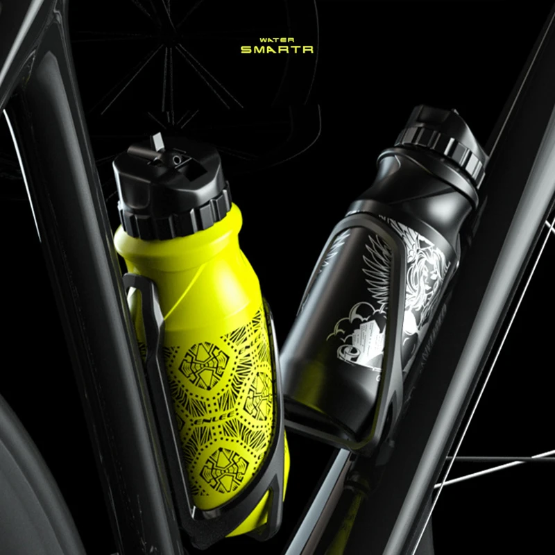 ENLEE 650ML Portable Bicycle Cycling Water Bottle Outdoor Sports Mountain Bike Road Bicycle Cycling Fitness Kettle Water Bottle