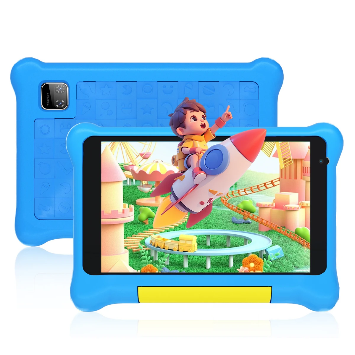 TK707 Tablet per bambini da 7 pollici Android 13 Quad Core 5 GB RAM 32 GB ROM 128 GB Espandi WiFi Bluetooth Regalo per bambini Software per bambini Gioco Pad