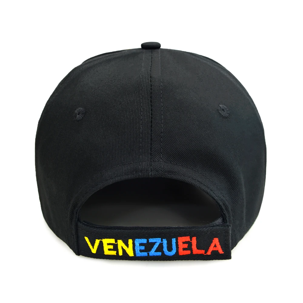عالية الجودة فنزويلا قبعات Gorras القطن حك قبعة بيسبول التطريز 7 نجوم شعار البندقية قبعة رياضية النساء الرجال القبعات