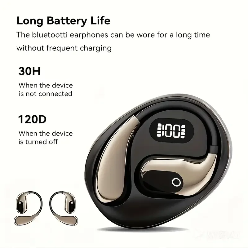 سماعة ترجمة جديدة لعام 2025 تعمل بالذكاء الاصطناعي في الوقت الحقيقي، شاشة طاقة LED، سماعة ترجمة 144 لغة، منفذ شحن من النوع C