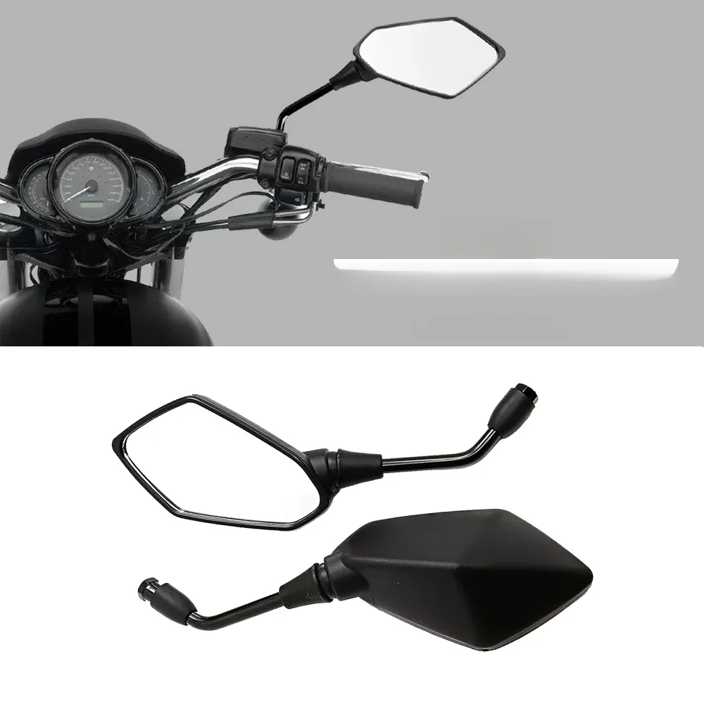 AliExpress JPMotor Accessories 2Pcs/Pair Universial 8mm 10mm New Motorcycle Mirror Scooter E-Bike Rearview Mirrors Electromobile Back Side Convex Mirror