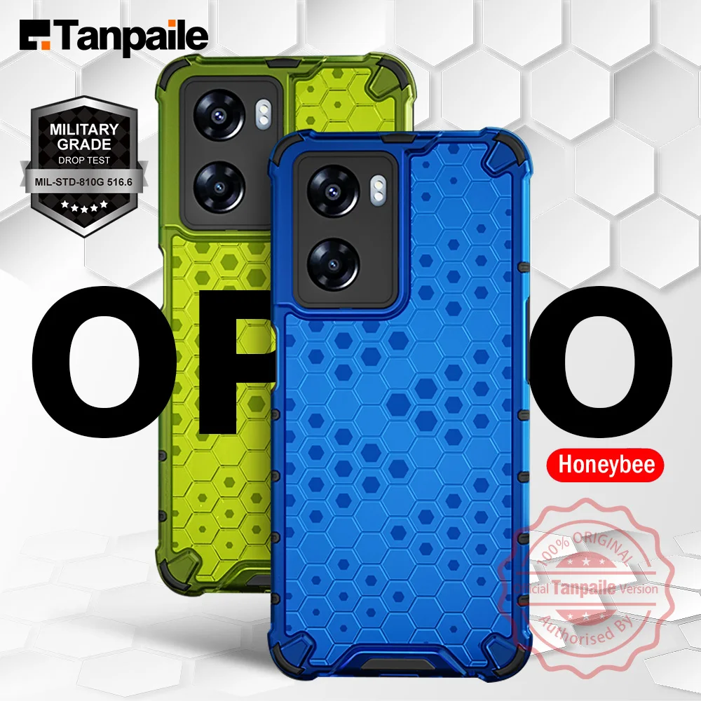 

Tanpaile Honeycomb Shockproof Clear Armor Case For OPPO A57 A77 5G Hard Protection Back Cover Casing Funda bumper
