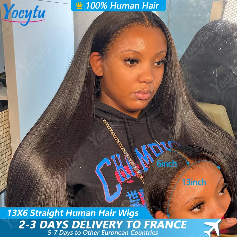 28 peluca con malla frontal de 30 pulgadas cabello humano YOCYTU HD peluca de encaje 13x6 cabello humano peluca de cabello humano con frente de encaje peruano entrega en 3 días Francia