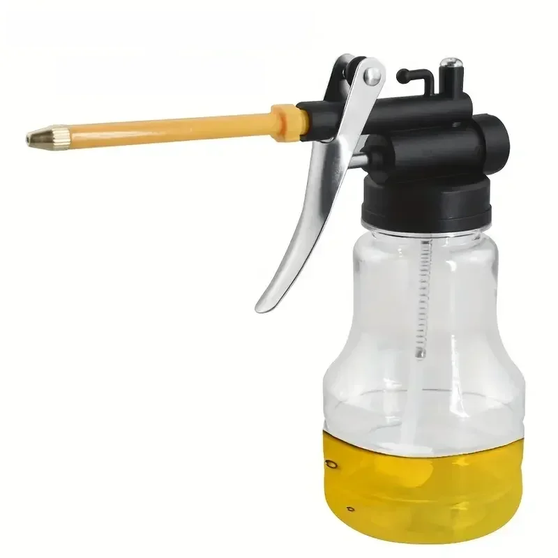 Nouveau 250ml Transparent huile peut huileur huile de lubrification en plastique Machine pompe haute pression pompe huileur graisse pistolet