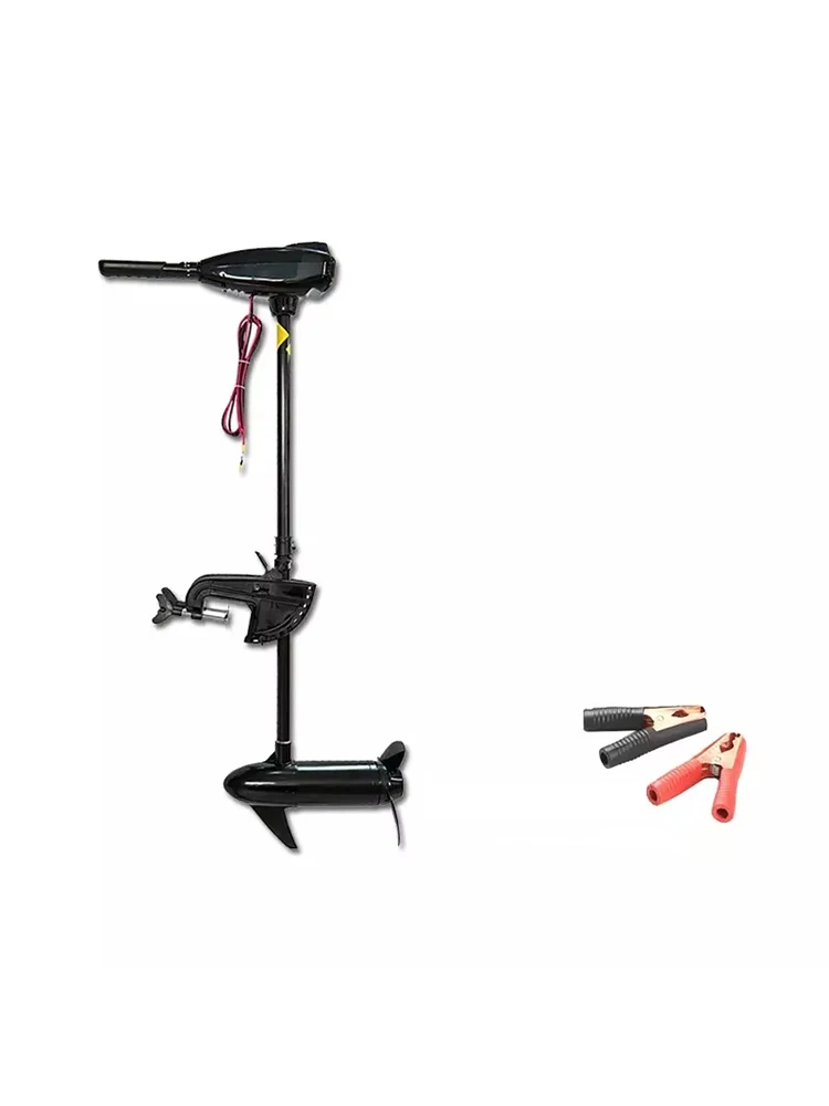 AQUA Gummiboot-Antrieb 65LBS 12V Bootsmotor Außenbordmotor Marine-Propellermotor für Gummiboot, Schlauchboot, Kajak, Angelboot, Kanu mit einstellbarer Geschwindigkeitsregelung, leiser, kraftvoller