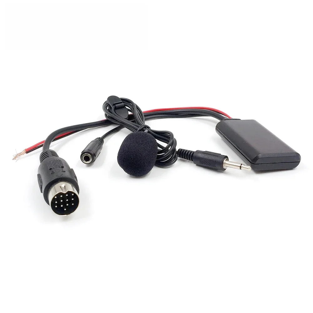 Biurlink dla Kenwood 13Pin AUX Port wejściowy 150CM Bluetooth 5.0 mikrofon telefon komórkowy odtwarzanie muzyki kabel Audio Adater — zdjęcie 2