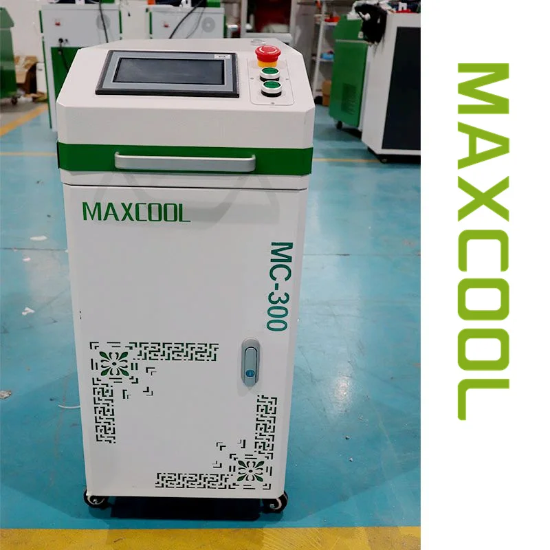 

Maxcool Laser Cleaner for Rust Oxide Surface Removal Laser Paint Stripping 100W 200W Pulse Laser Cleaning Machine