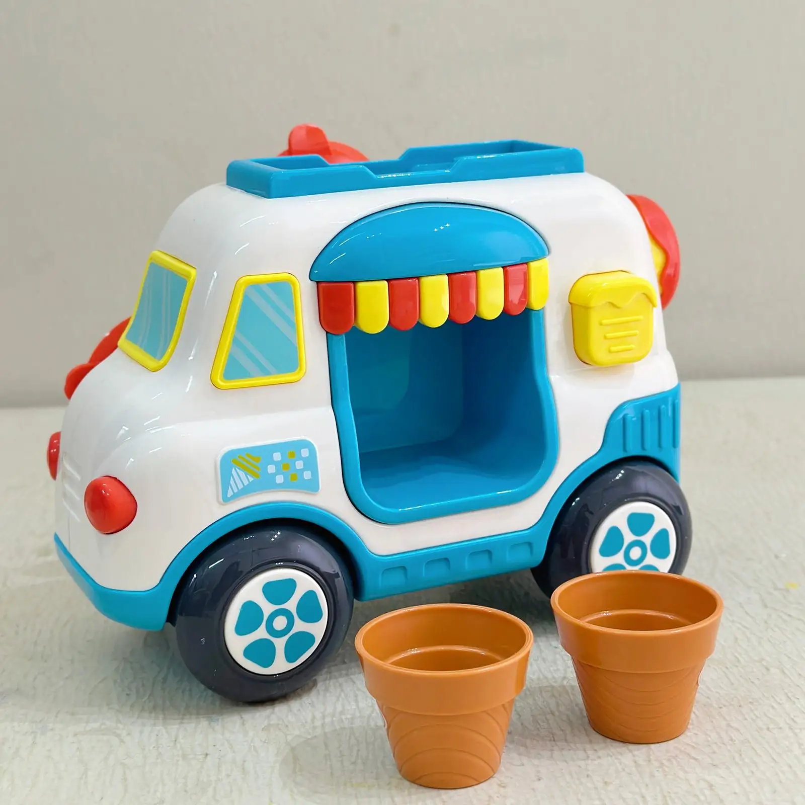 버스 버블 머신 목욕 장난감 휴대용 아이스크림 거품 욕조 기계 제조 업체 어린이를위한 경량 소년 소녀 생일 어린이 날 선물