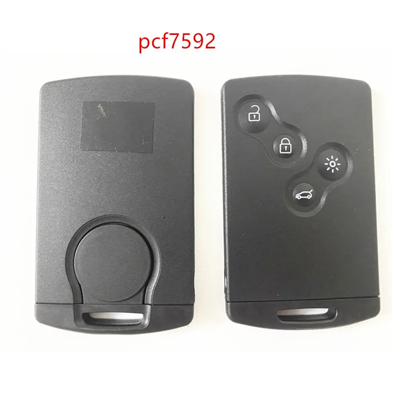 3 button Hands Free Keyless Smart Card Car Key 433MHz PCF7952A For 2009-2015 Renault Megane III Fluence Laguna III Scenic 2010