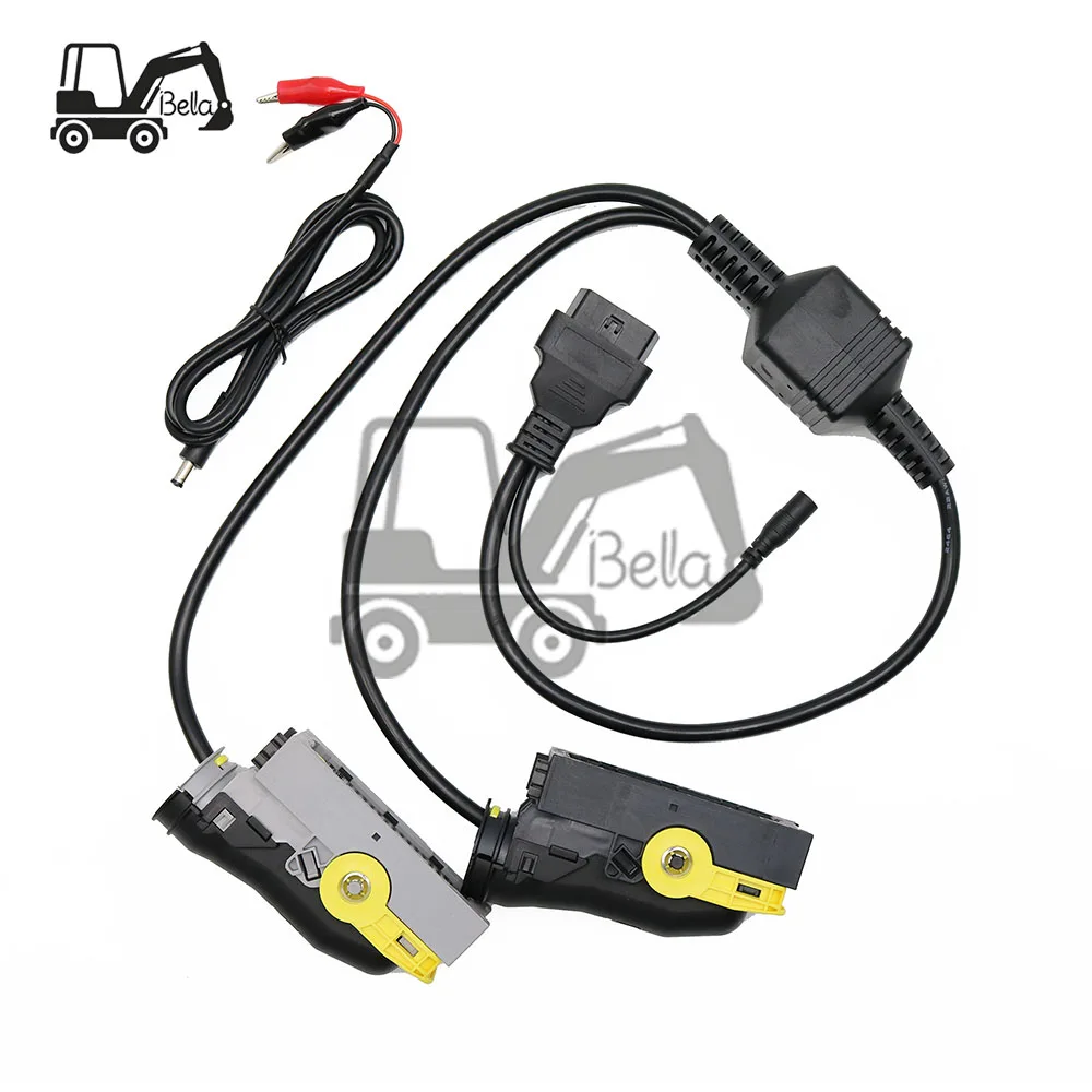 

Совершенно новый кабель для программирования тестовой линии поддерживает блок контроллера EMS 2.1 2.2, жгут проводов OBDII для грузовика-экскаватора volvo