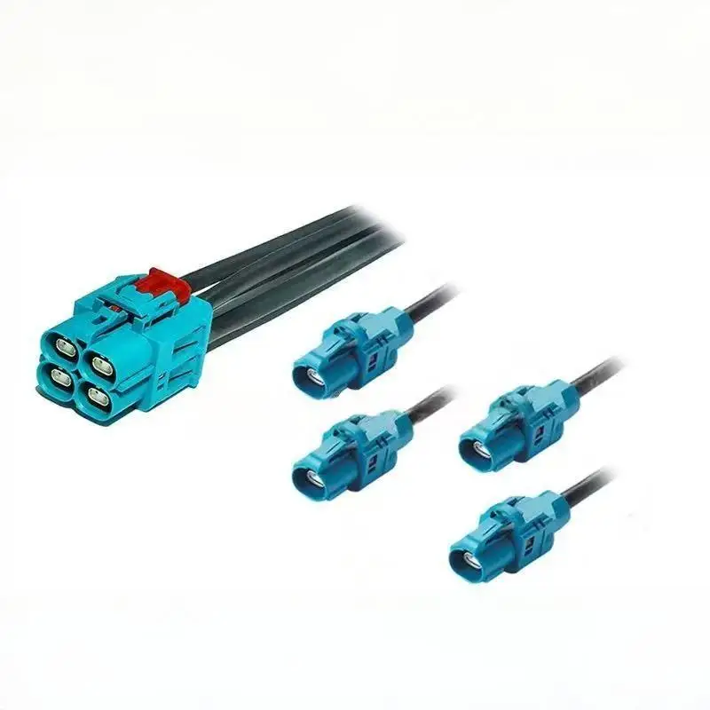 Auto Ethernet E6K10D H-MTD Quad naar enkele connectorkabel Ve-NET 2X2 naar 1x1 CPA-connectorkabel