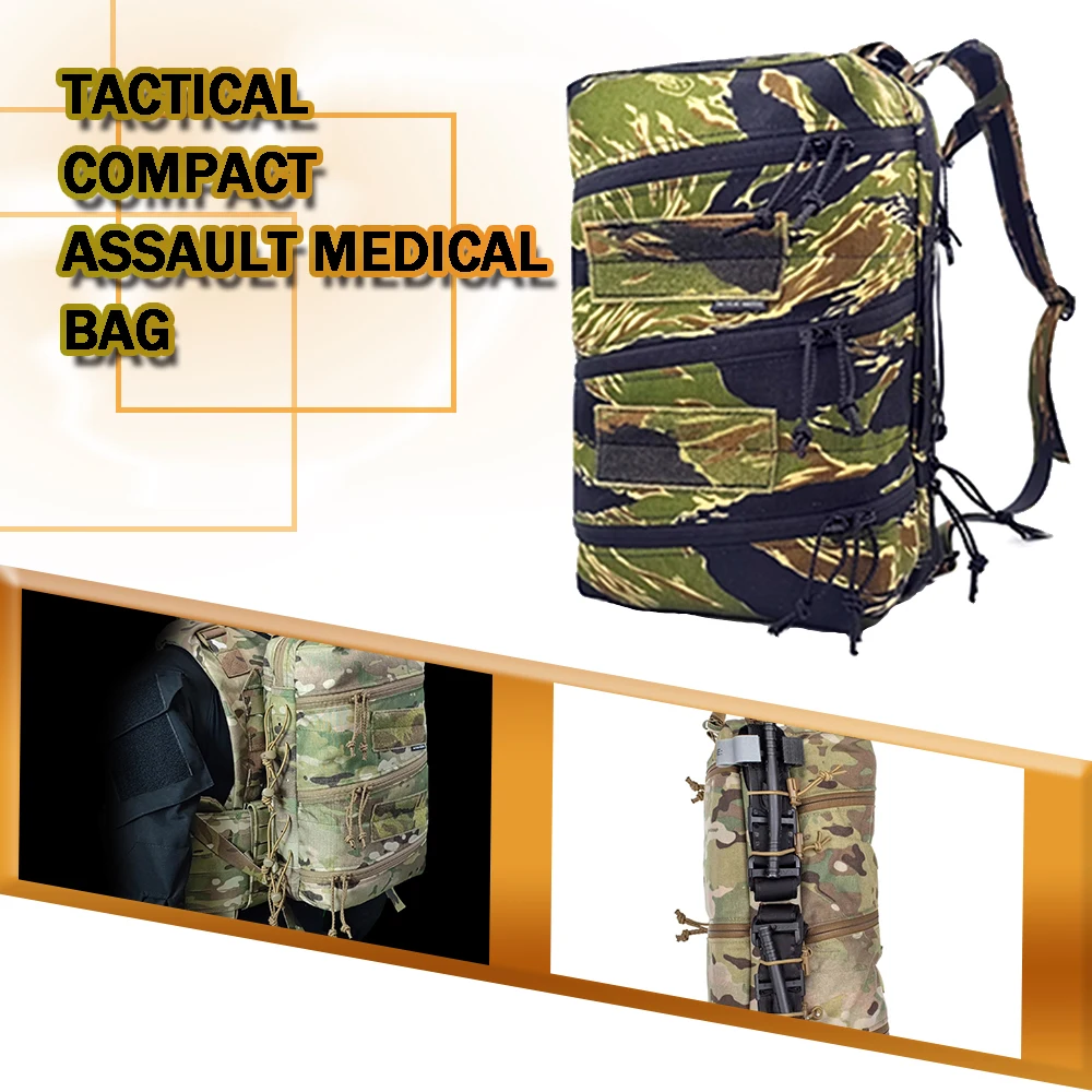 Tactical Compact Assault Medical Bag SS Style DELTA Bag Hunting Outdoor Commuter Backpacks Bag For Camping Mountain Climbing