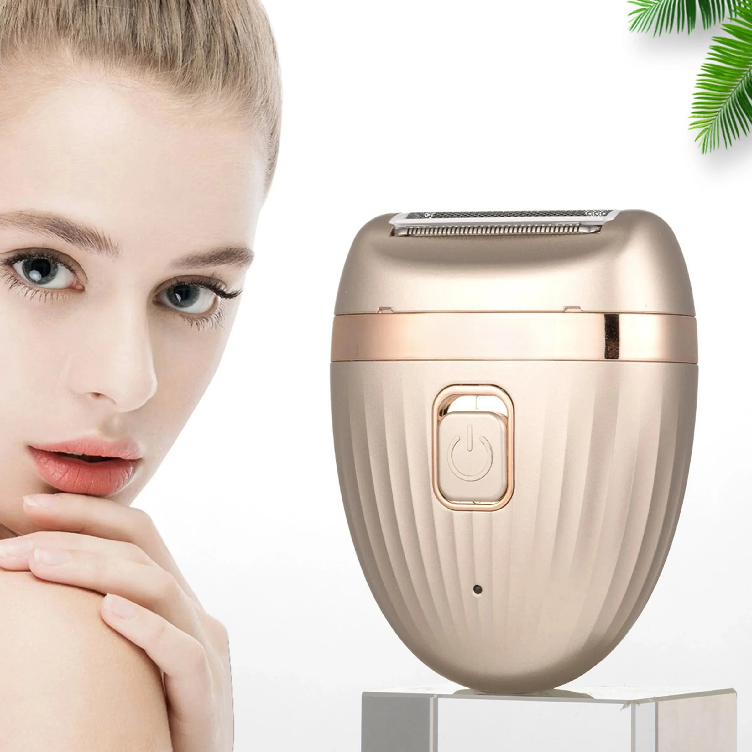 Women Trimmer Shaver Razor with Pop-Up Dual Trimmer for Armpit Legs Hair and Arms Hair Bikini Area,Shaver for All Skin Hair