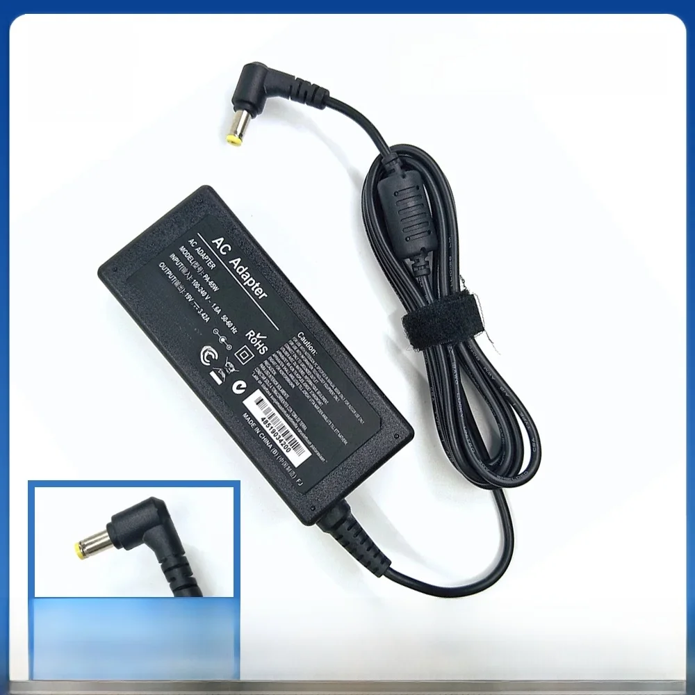Adaptateur de chargeur pour ordinateur portable AC, 19V, 3,42 a, 65W, 5.5x1.7mm, pour Acer Aspire 5315 5630 5735 5920 5535 5738 6920 6530G 7739Z, alimentation