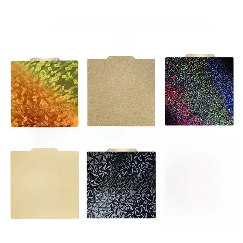 Für Anycubic Vyper M5 M5C PEI Bauplatte 265x250mm Doppelseitige PEY PEO Chameleon PET PEI Flexible Federstahlplatte mit Magnetbefestigung