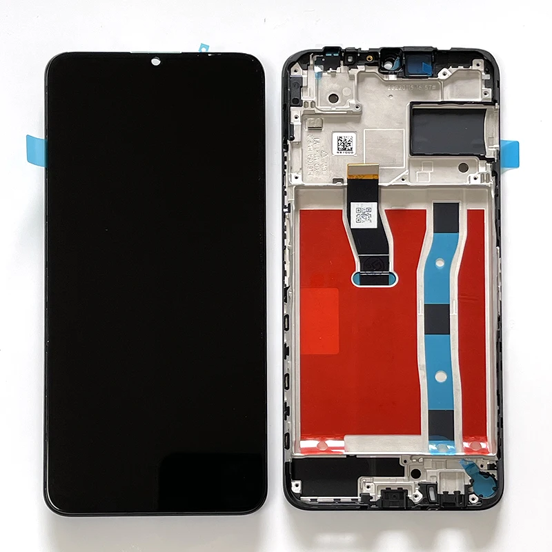 Oryginalny 6.75 ''dla Huawei Nova Y70 LCD MGA-LX9 ekran rama + Panel dotykowy Digitizer dla Huawei Nova Y70 Plus wyświetlacz LCD