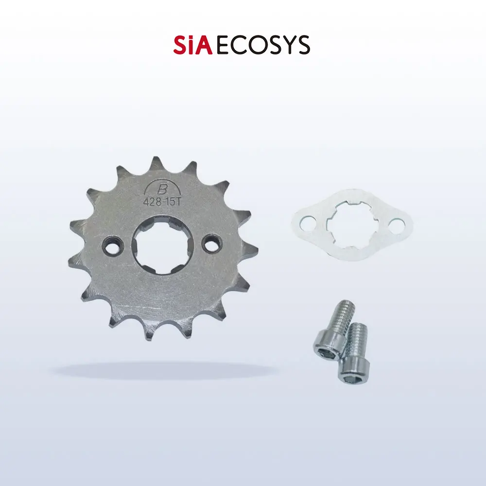 

QS V1 V2 Mid Drive Motor Sprocket 15T 428 Replaceme Accessory