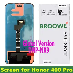 Bilashmart Top notch quality 6.7'' AMOLED Screen Honor 400 Pro Display Touch Screen Digitizer Assembly honor 400 Pro DNP NX9 Models