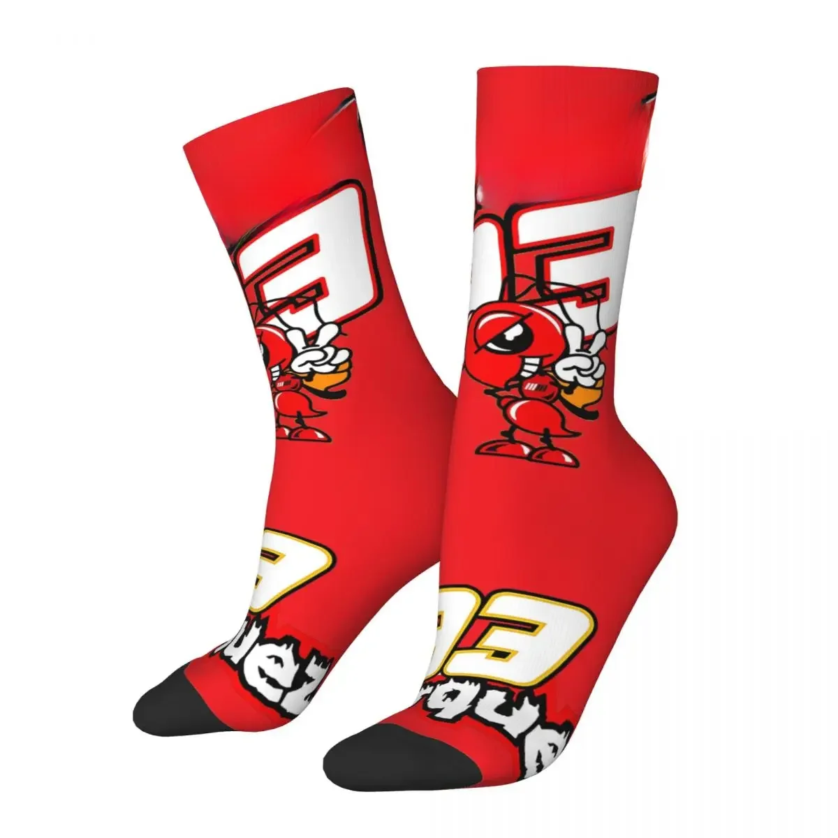 AliExpress Marquez 93 On Fire Men Women Round neck Socks Cycling Novelty Spring Summer Autumn Winter Stockings