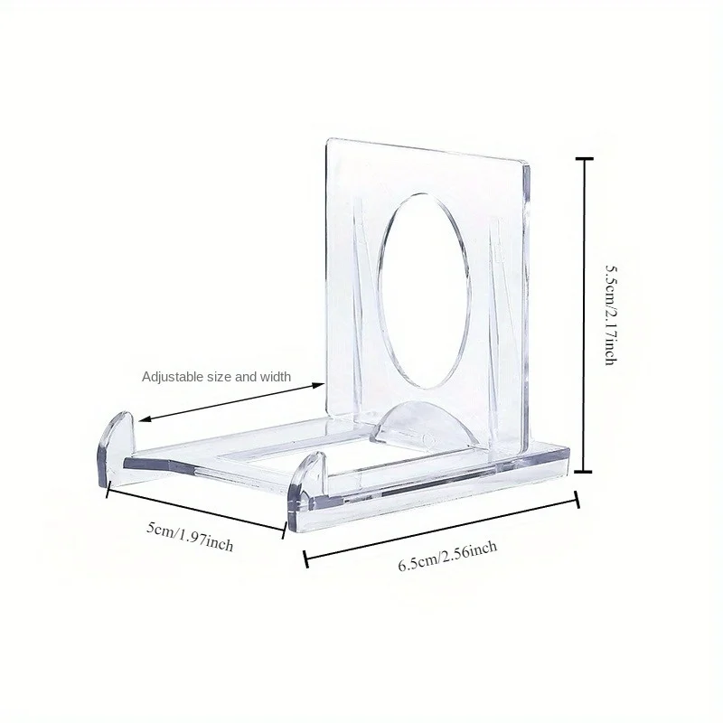 10/5/3 pcs Clear Acrylic Coin Display Stand Holders Easel Card Commemorative Challenge Capsule Medal Support Racks