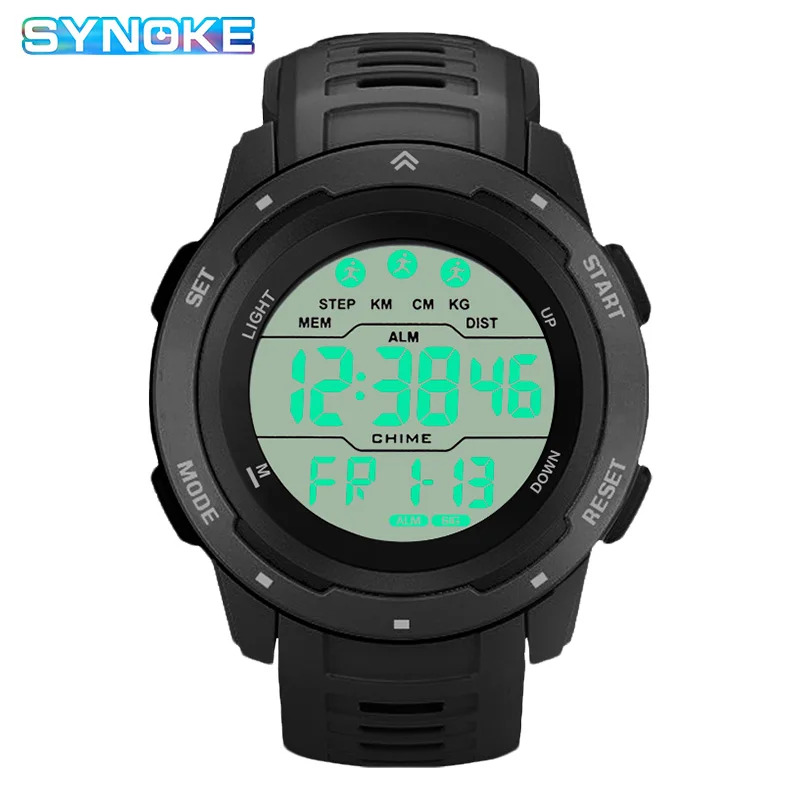 Men Sports Watches Electronic Luminous Watch Military Alarm Digital Wristwatches 50M Waterproof Relogio Masculino