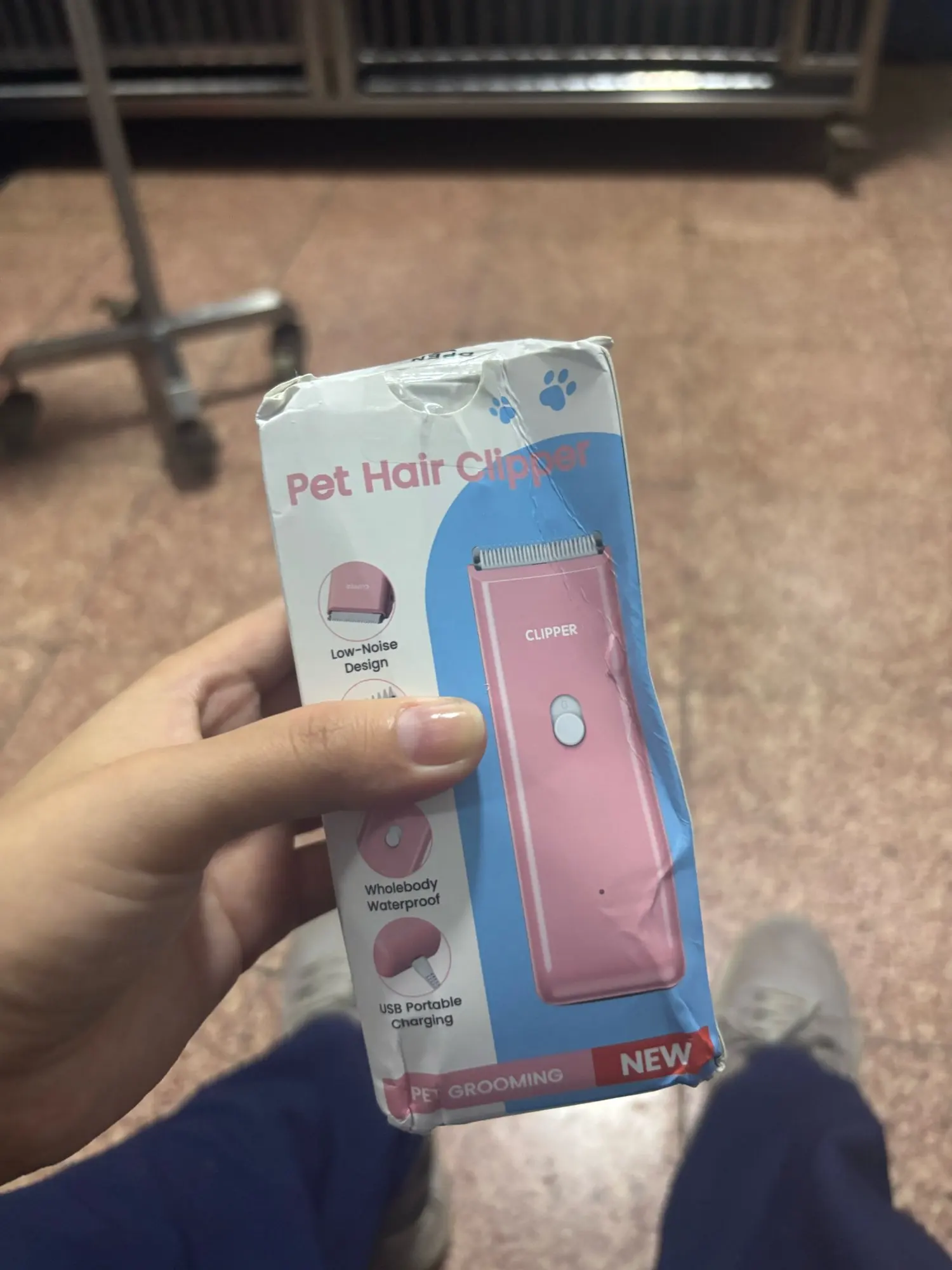 Customer review photo for Cordless Pet Grooming Clippers