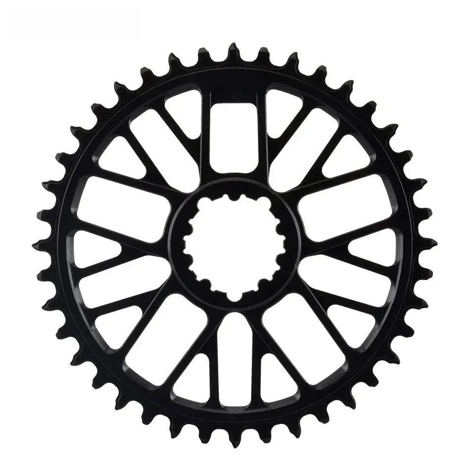 AliExpress GOLDIX Ultralight Bicycle Directly Install Chainring Narrow Wide Teeth 0mm Offset Chainwheel for MTB/Road Bike Crankset