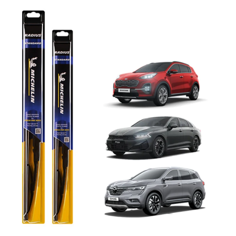 Sportage QL, Sportage the Bold, K5 DL3 (2019~present), QM6 (2016~1st half of 2019) Michelin Radius Standard Wiper 650+400