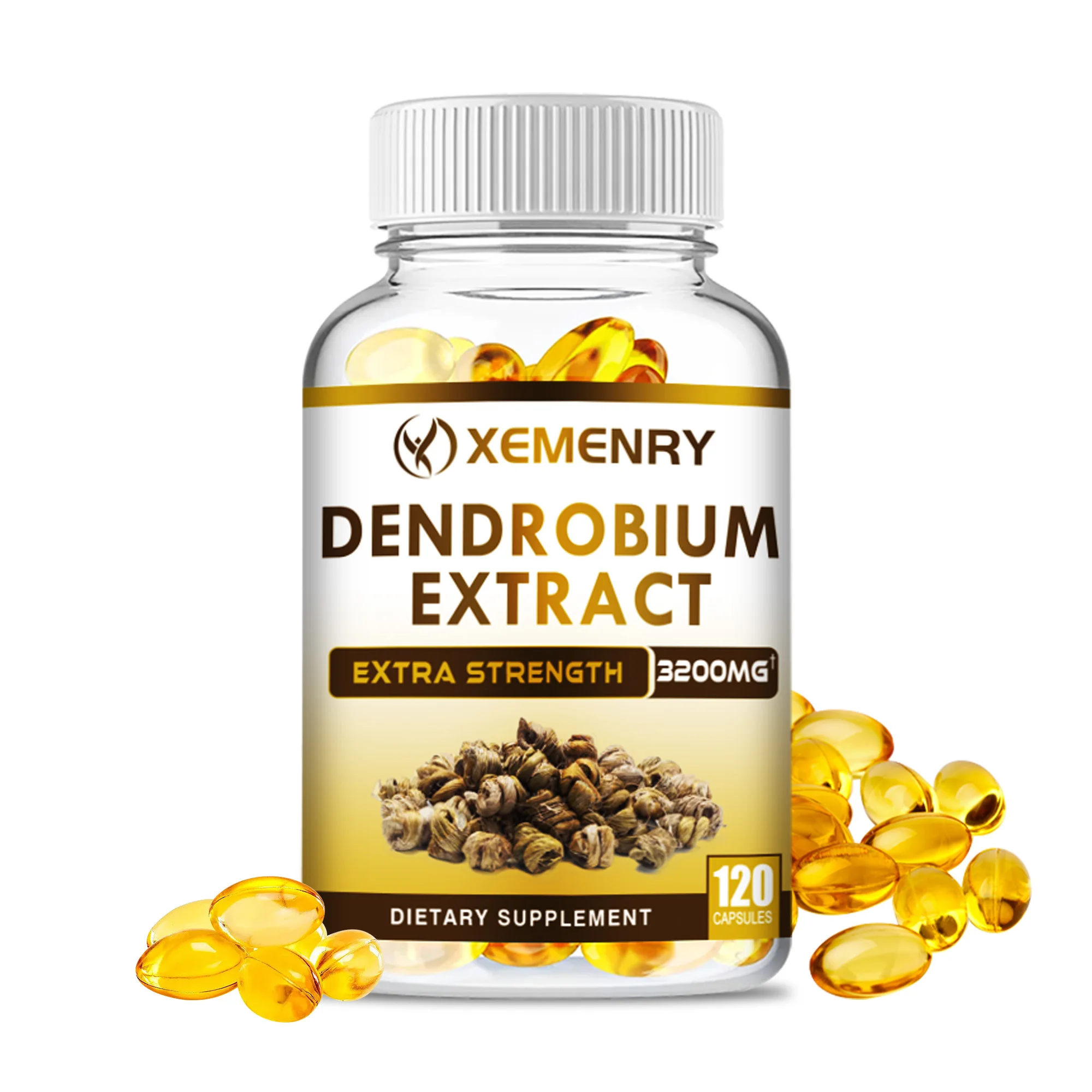 Dendrobium Extract - Liver Cleanse Detox, Promotes Normal Liver Function - 120 Capsules