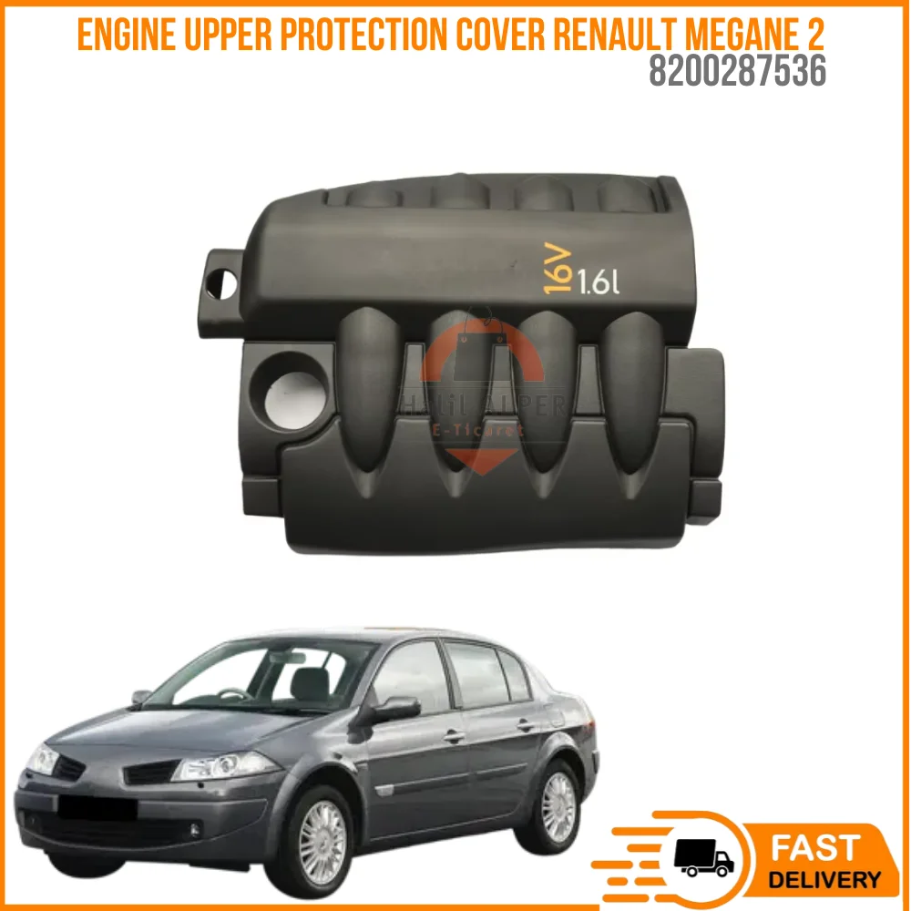 

Верхняя Защитная крышка двигателя для Renault Megane Mk2 1,6 16V 2002-2008, черного цвета, высокое качество, быстрая доставка, Oem 8200287536
