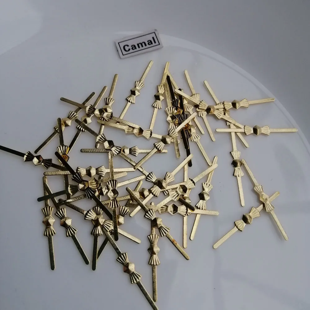 Camal 100pcs 25mm Gold Metal Butterfly Buckles Bowtie Connectors Pins For Crystal Prism Beads Chandelier Pendant Lighting Parts