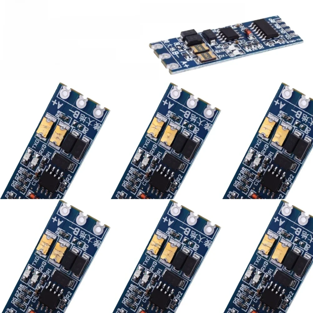 1-100PC moduł TTL na RS485 sprzętowy moduł automatycznej kontroli przepływu szeregowy poziom UART wzajemna konwersja moduł zasilania — zdjęcie produktu 6