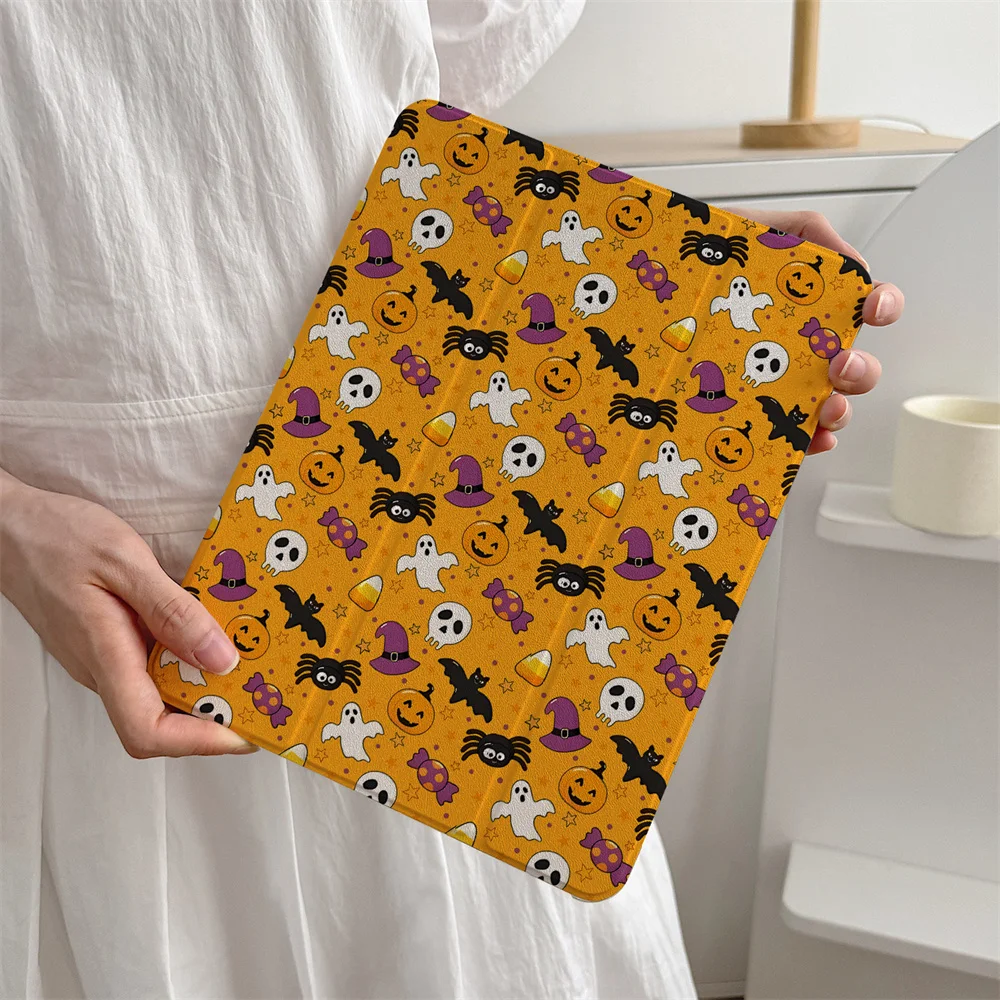 

Новый креативный защитный чехол на весь экран на Хэллоуин, подходит для Apple iPad Pro 2024 11 дюймов 2025 Air 5/4 10,9 iPad 10 9,7 10,2/