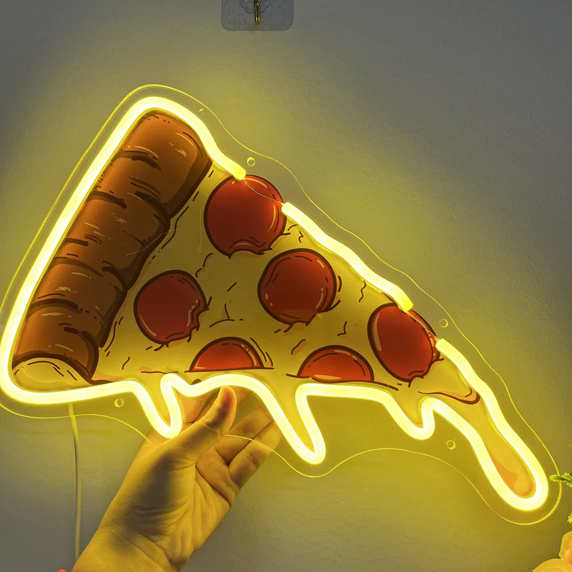 

Pizza Neon Art Sign, Home Wall Decor, Pizza Led Signs, Shop Logo Sign