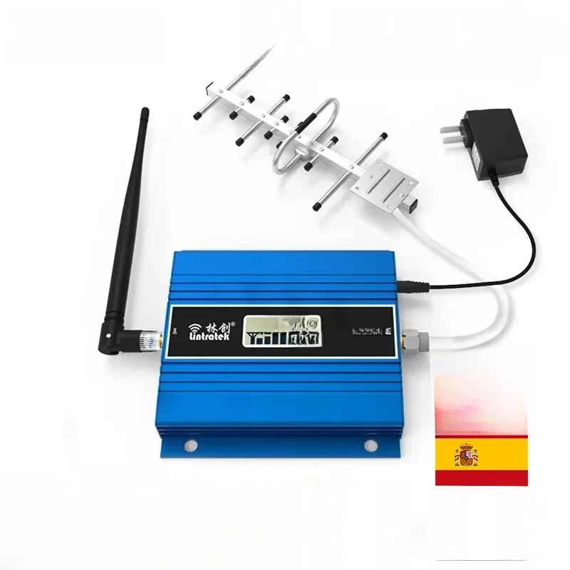 Lintratek 2G 3G 4G Wzmacniacz komórkowy GSM 900 LTE 1800 WCDMA 2100 MHz CDMA 850 B5 Zestaw wzmacniający dane do telefonu komórkowego Wzmacniacz antenowy — 2