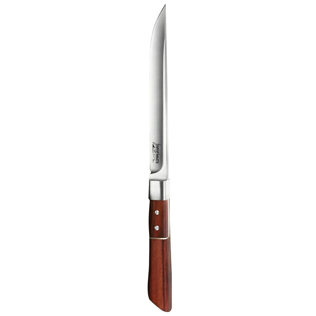 Professionelles Obstmesser mit Holzscheide, Scharfes Küchenmesser, Edelstahl-Kochmesser für Zuhause und Restaurant