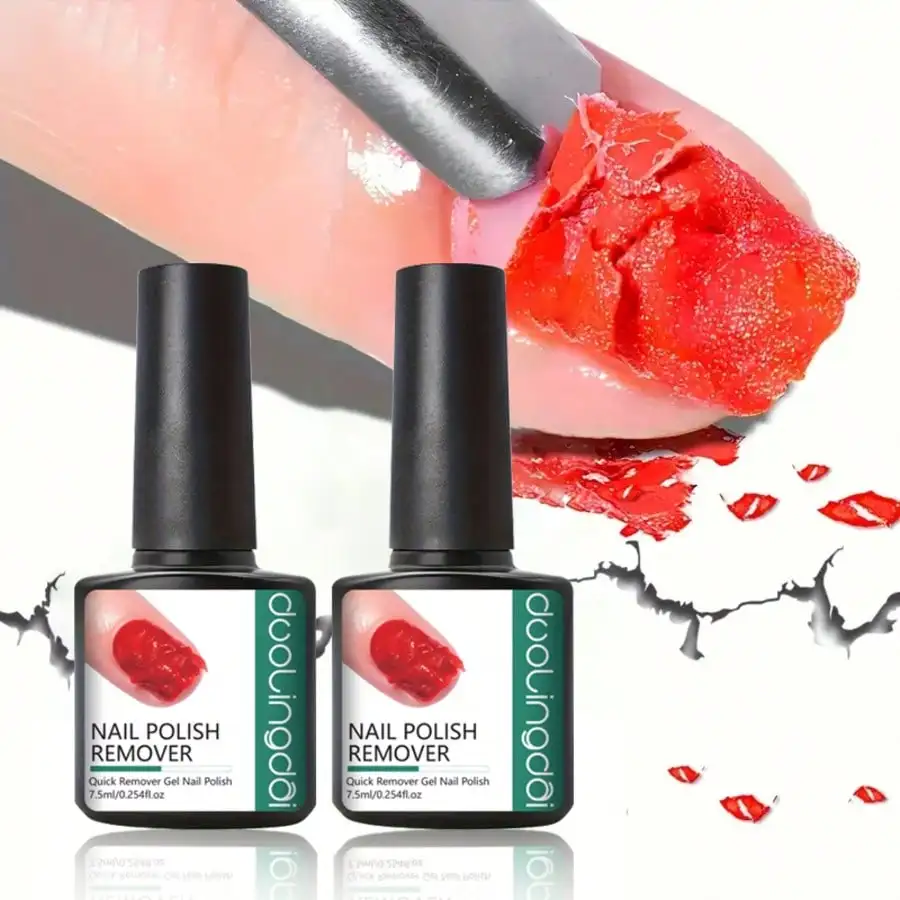 7.5ml 매직 패스트 네일 젤 폴리쉬 리무버 클린 UV 소크 오프 세미 퍼머넌트 바니쉬 네일 아트 리무벌 도구 매니큐어