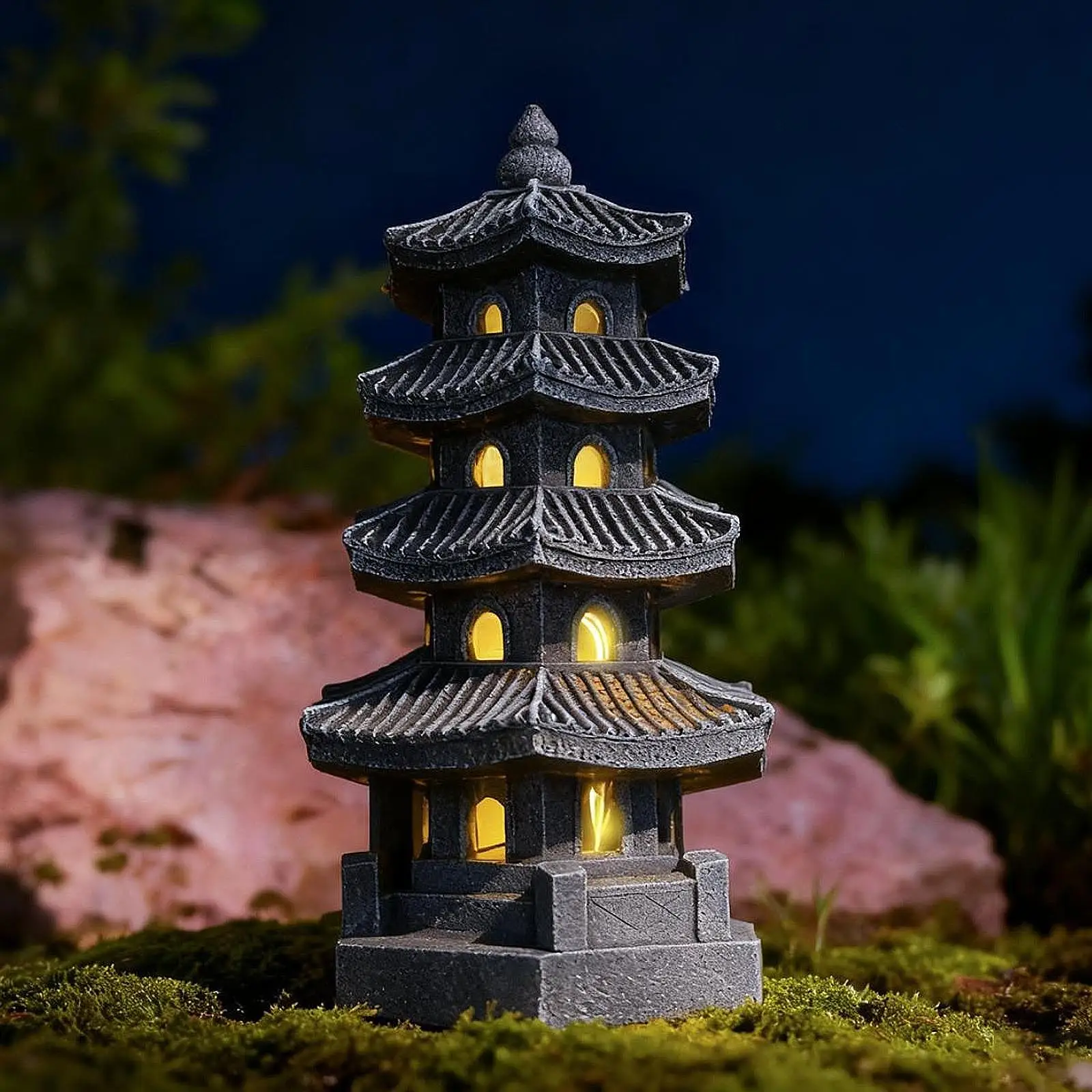 Solarna Pagoda Lampion Ogrodow – Home Security Yard Sign recenzja i cena