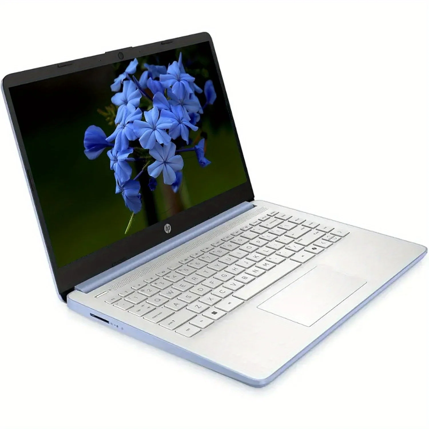 Portátil ultraligero HP LED HD de 14" con Microsoft 365 de 1 año, procesador Intel N150, 4 GB de RAM, 128 GB UFS, Windows 11 Home en modo S