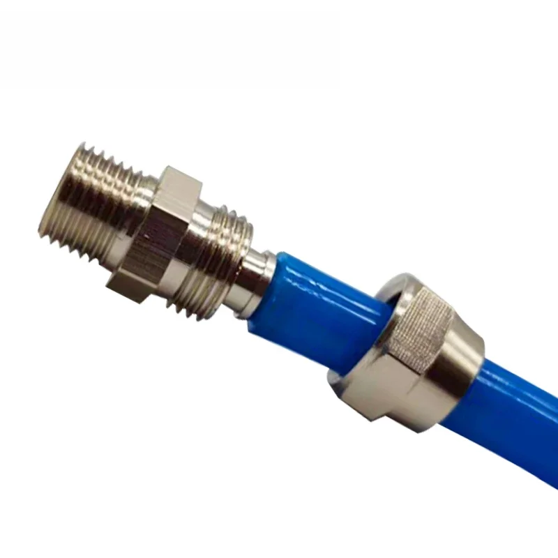 Connecteur rapide pour connecteurs de tubes de tuyaux OD pc 4 6 8 10 12 16mm filetage-m5 m6 1/8 3/8 1/2 "1/4" raccords de tuyaux pneumatiques d'air BSP