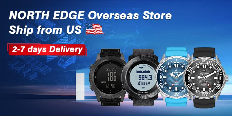 NORTH EDGE 2025 New TRITON Solar Powered Dive Watch Men Luxury Quartz Watches For Men 316L Stainless Steel Case Waterproof 300M
