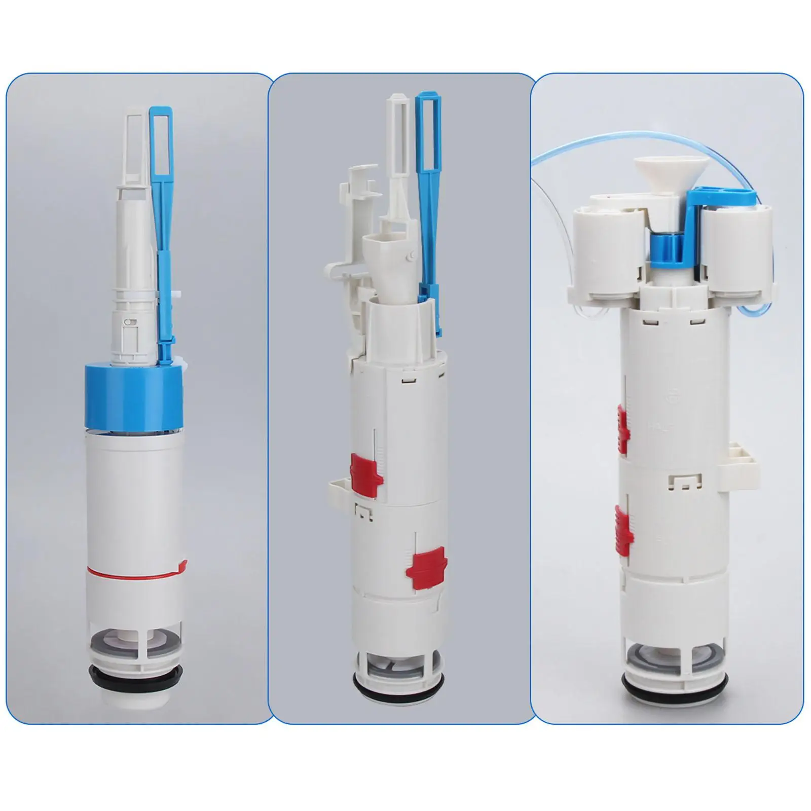 Toilet Fill Valve Hidden Toilet Tank Replacement Part Spare Detachable Filter for  Bath Shop Washroom Home Wall Hanging Toliet